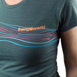 Trangoworld Camiseta Maceda Gris Verdoso Mujer