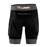 Lurbel Pantalón Corto Samba Shorts Negro Gris Marengo Hombre
