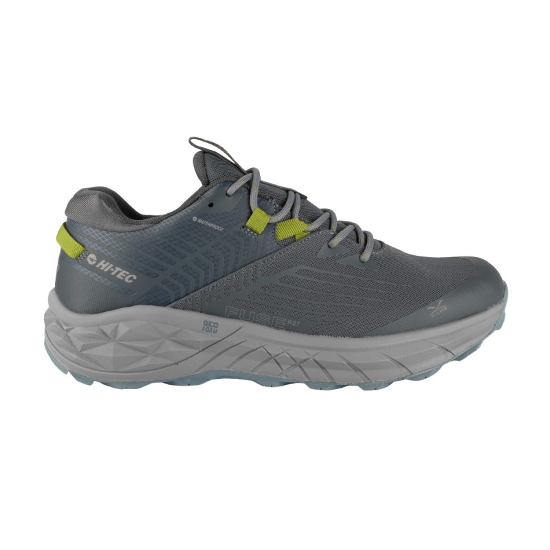 Hi-tec Zapatillas Fuse Trail Low Wp Gris Azulado Dark Slate Hombre
