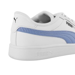 Puma Zapatillas Smash 3.0 L Jr Blanco Azul White Blissful Blue Niño