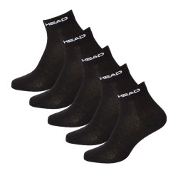 Head Calcetines Quarter 5 Pares Negro Unisex