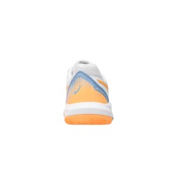 Asics Zapatilla Gel-Dedicate 8 Pádel Blanco Naranja White Orange Glow Mujer