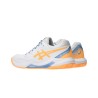 Asics Zapatilla Gel-Dedicate 8 Pádel Blanco Naranja White Orange Glow Mujer