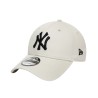 Gorra New Era New York Yankees Essential Stone 9FORTY Beige Negro