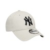 Gorra New Era New York Yankees Essential Stone 9FORTY Beige Negro