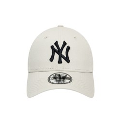 Gorra New Era New York Yankees Essential Stone 9FORTY Beige Negro