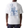 New Era Camiseta Oversized LA Dodgers MLB Floral Graphic Blanco