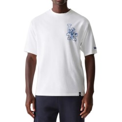 New Era Camiseta Oversized LA Dodgers MLB Floral Graphic Blanco