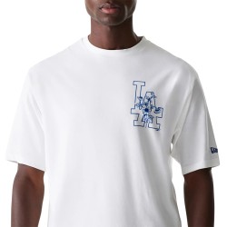 New Era Camiseta Oversized LA Dodgers MLB Floral Graphic Blanco