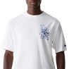 New Era Camiseta Oversized LA Dodgers MLB Floral Graphic Blanco