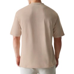 New Era Camiseta Oversized New York Yankees MLB League Essential Beige Negro