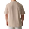 New Era Camiseta Oversized New York Yankees MLB League Essential Beige Negro