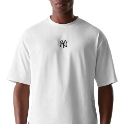 New Era Camiseta Oversized New York Yankees MLB League Essential Blanca