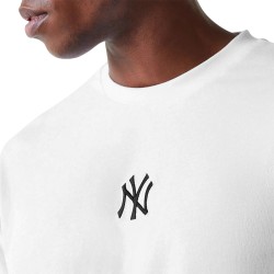 New Era Camiseta Oversized New York Yankees MLB League Essential Blanca