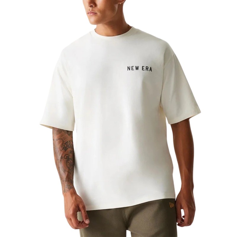 New Era Camiseta Oversized New Era Animal Graphic Blanca Hombre