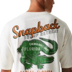 New Era Camiseta Oversized New Era Animal Graphic Blanca Hombre