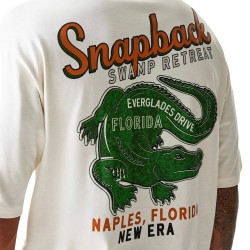 New Era Camiseta Oversized New Era Animal Graphic Blanca Hombre