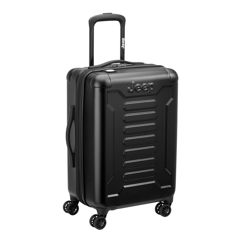 Jeep Maleta Jh004c Carry On Size Negro Bagage Cabine 40 x 55 x 21 cm