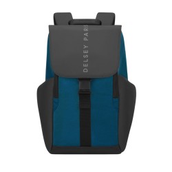 Delsey Paris Mochila Securflap Azul Negro Navy Blue Marine