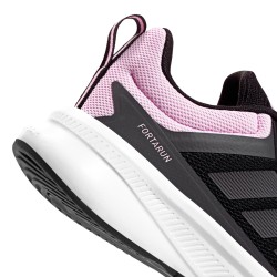 ADIDAS Zapatilla Fortarun 4.0 Negro Rosa Core Black Clear Pink Niño