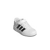 ADIDAS Zapatilla de Velcro Breaknet 3.0 El C Blanco Negro Could White Core Black Niño