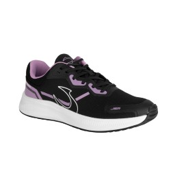 John Smith Zapatilla Rivex Negro Rosa Mujer