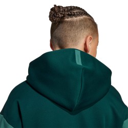 ADIDAS Sudadera Z.N.E. Full Zip Verde Block Hoodie Niño