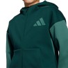 ADIDAS Sudadera Z.N.E. Full Zip Verde Block Hoodie Niño