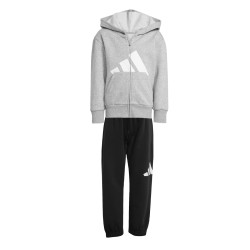 ADIDAS Chandal Sportwear Essentials Tracksuit Gris Negro Black Grey Niño