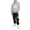 ADIDAS Chandal Sportwear Essentials Tracksuit Gris Negro Black Grey Niño