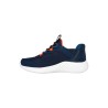 Skechers Zapatilla Bounder Brisk-Burst Azul Navy Niño
