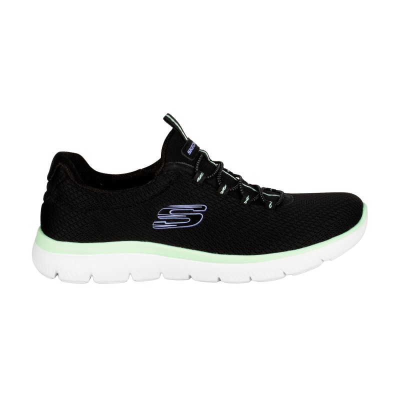 Skechers Zapatilla Summits Summer Blush Negro Black Mujer