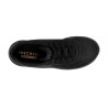 Skechers Zapatilla Uno Lite Lite Work Negro Black Mujer