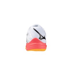Mizuno Zapatillas Indoor Thunder Blade Z Blanco White Fiery Coral Hombre