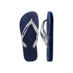 Havaianas Chancla Top Logo Azul Gris Hombre
