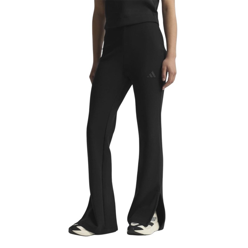 ADIDAS Pantalón chándal W Soft Lux Flared Negro Black Mujer