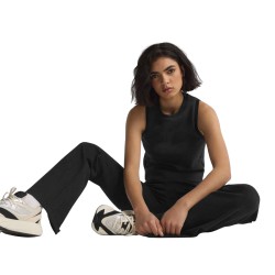ADIDAS Pantalón chándal W Soft Lux Flared Negro Black Mujer