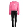 ADIDAS Chándal Everyday Glam Set Rosa Negro Pink Fusion Niño