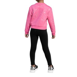 ADIDAS Chándal Everyday Glam Set Rosa Negro Pink Fusion Niño