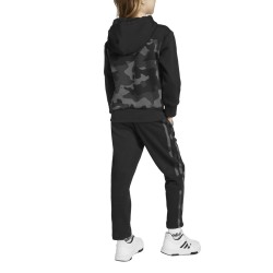 ADIDAS Chándal Seasonal Essentials Little Kids Camo Fleece Negro Black Niño