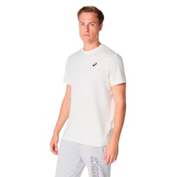 Asics Camiseta Road Graphic Gel Kayano Blanco Granate Cream Hombre
