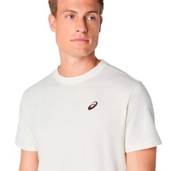 Asics Camiseta Road Graphic Gel Kayano Blanco Granate Cream Hombre