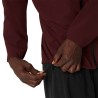 Asics Chaqueta Metarun Waterproof Rojo Dark Red Planet Hombre