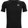 Under Armour Camiseta Térmica Heatgear Negro Black Hombre