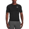 Under Armour Camiseta Térmica Heatgear Negro Black Hombre