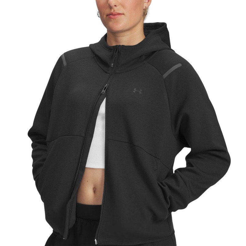 Under Armour Chaqueta Ua Unstoppable Fleece Negro Black Mujer