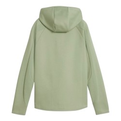Puma Sudadera Evostripe Full-Zip Verde Lux Army Mujer