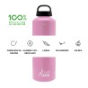 Laken Botella Aluminio Classic 1L Rosa Pink