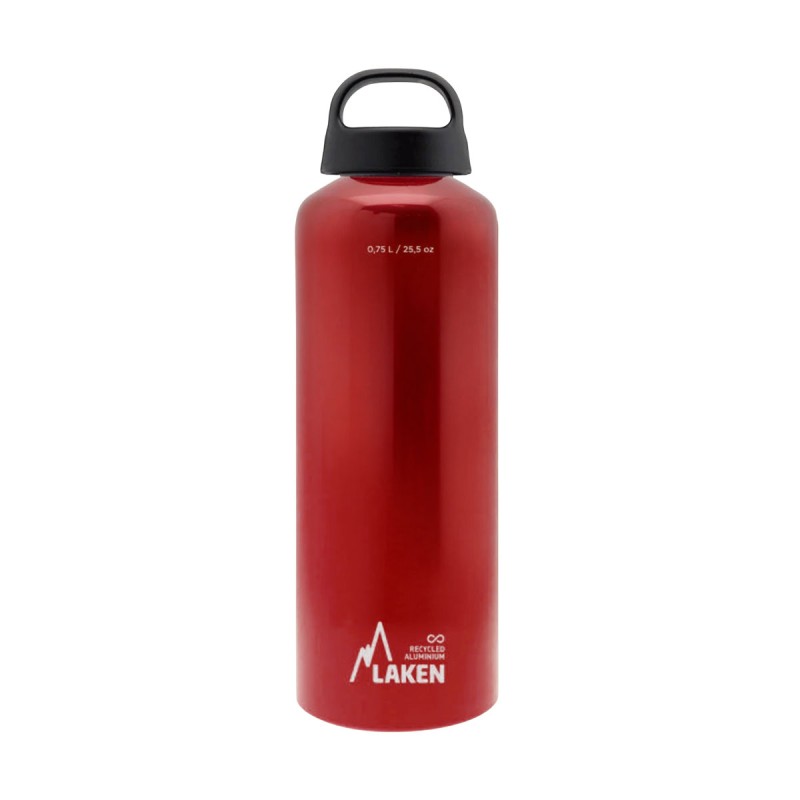 Laken Botella Aluminio Classic 0,75L Rojo Red
