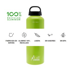 Laken Botella Aluminio Classic 0,75L Verde Manzana Green